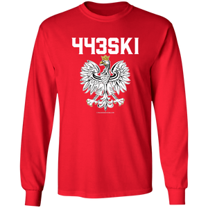 443SKI - G240 LS Ultra Cotton T-Shirt / Red / S - Polish Shirt Store