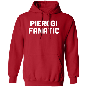 Pierogi Fanatic - G185 Pullover Hoodie / Red / S - Polish Shirt Store