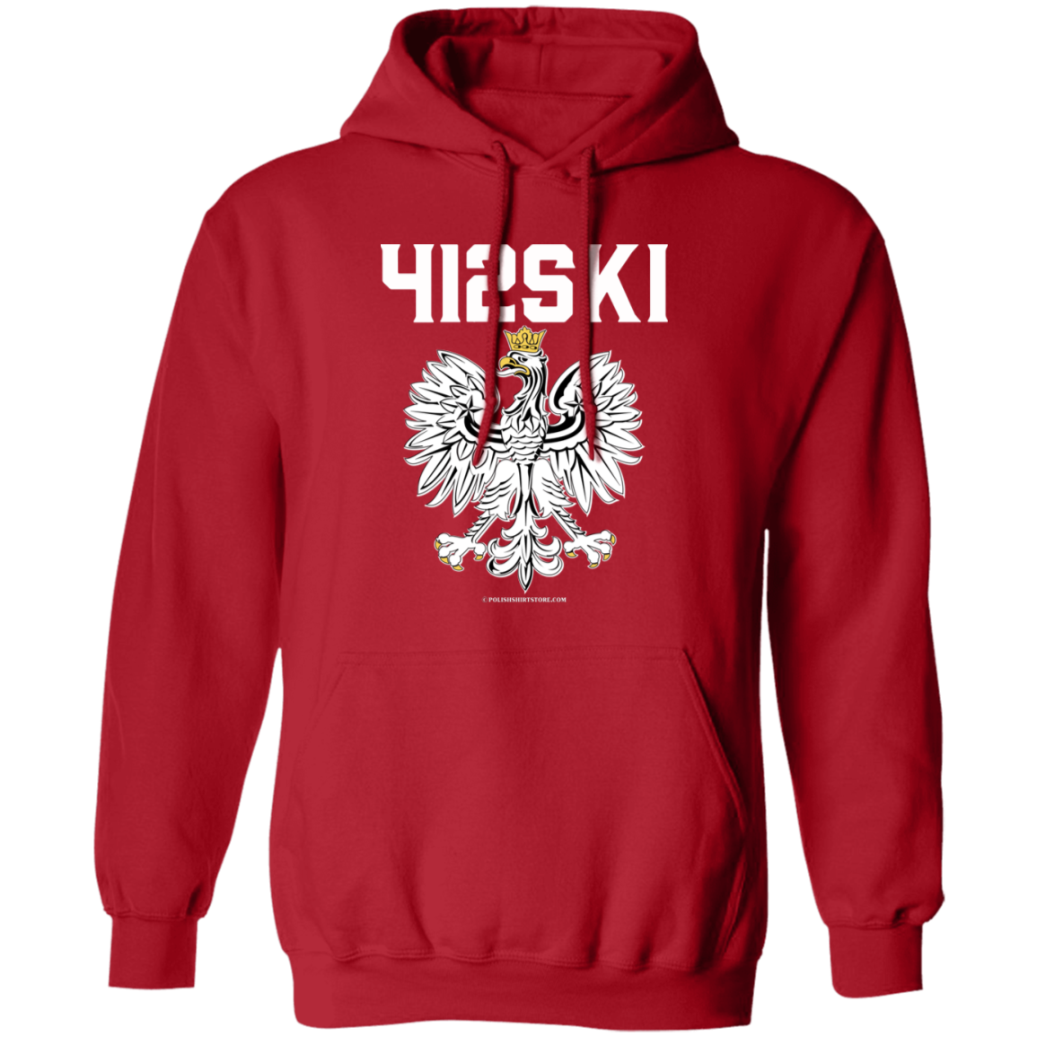412SKI Apparel CustomCat G185 Pullover Hoodie Red S