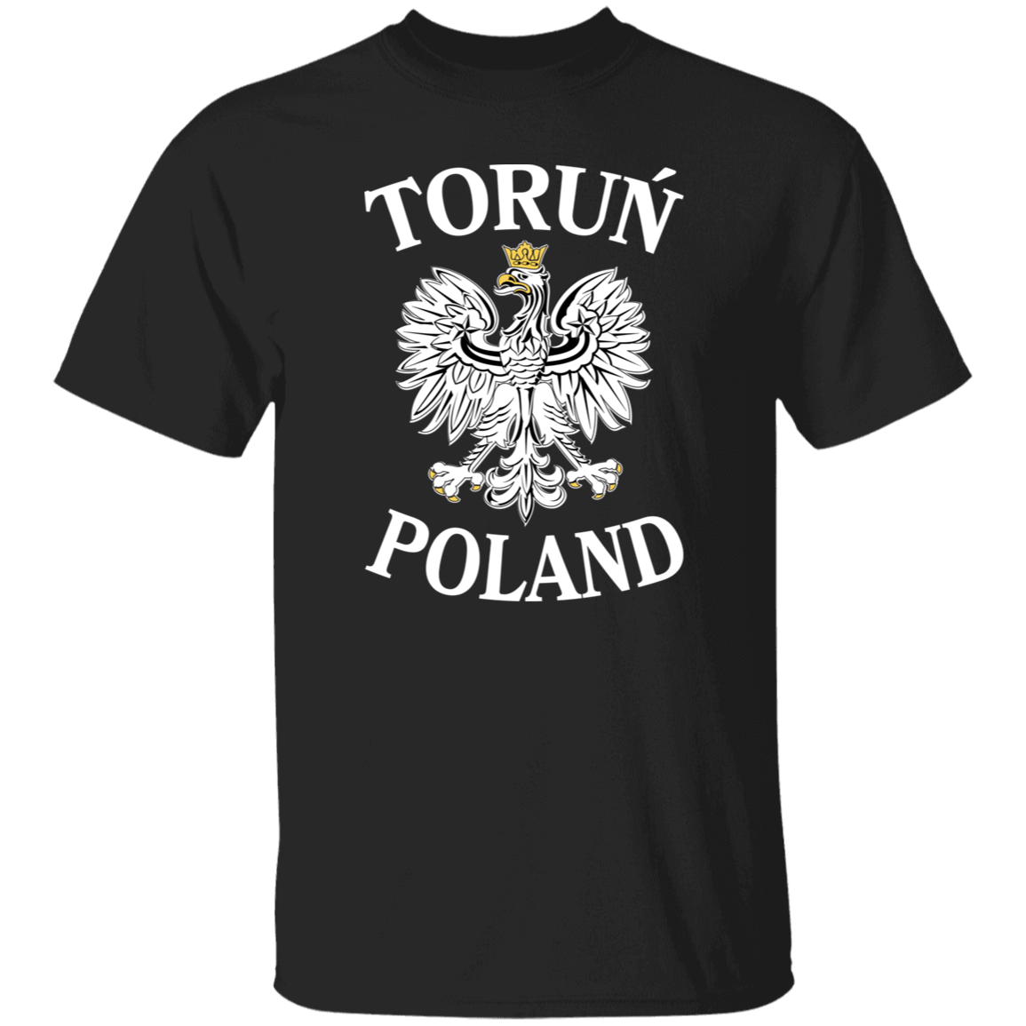Torun Poland T-Shirt T-Shirts CustomCat Black S 