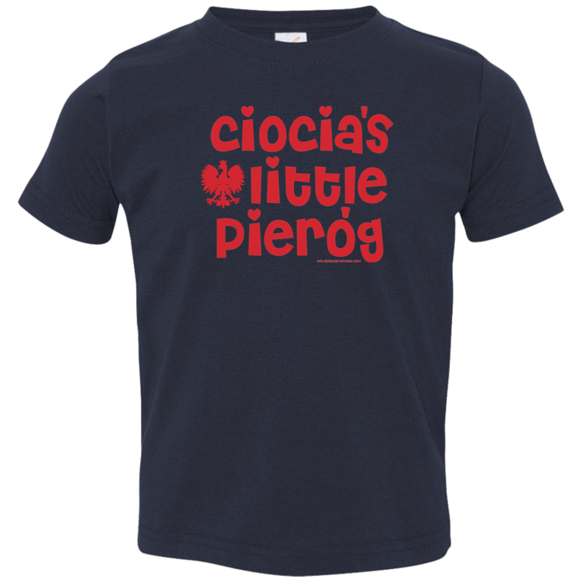 Ciocia's Little Pierogi Infant & Toddler T-Shirt Apparel CustomCat Toddler T-Shirt Navy 2T