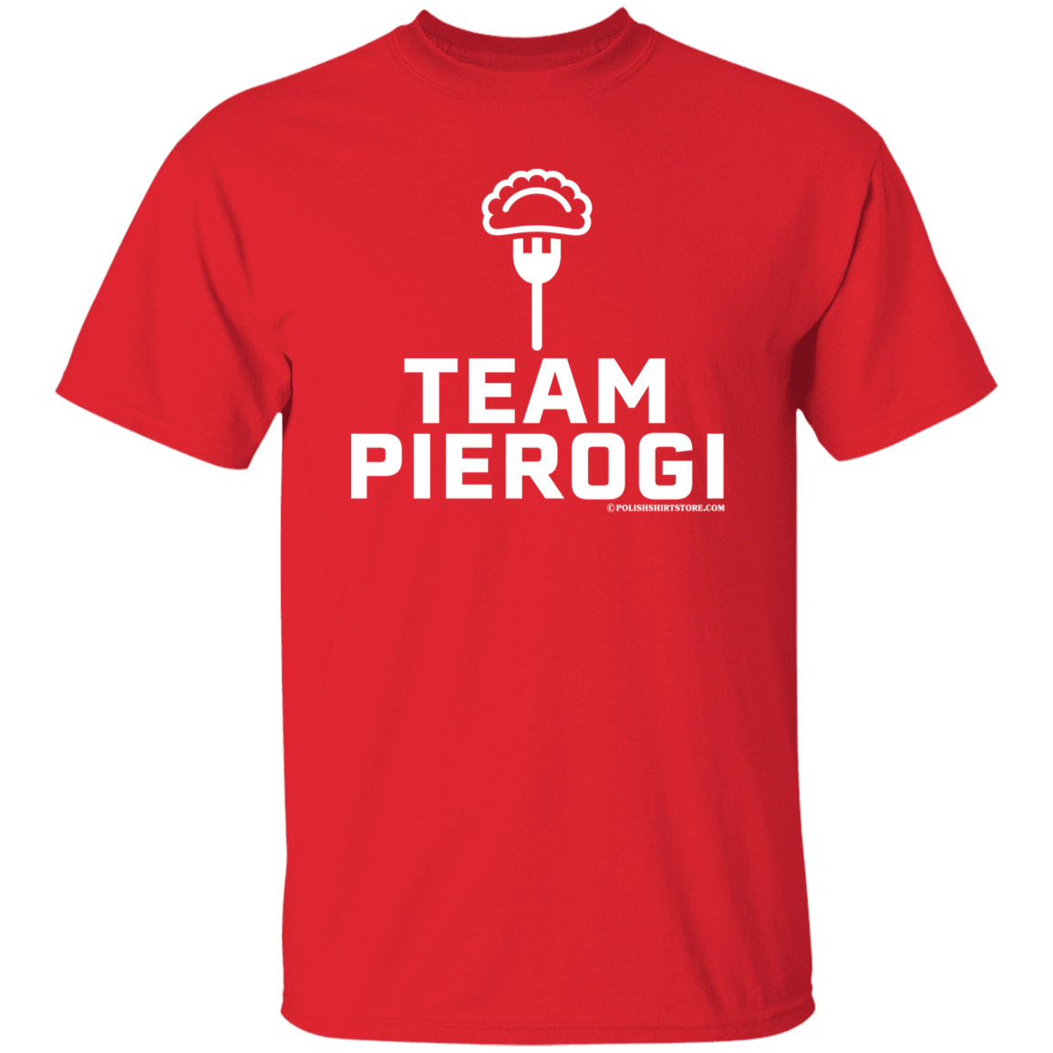 Team Pierogi Apparel CustomCat G500 5.3 oz. T-Shirt Red S
