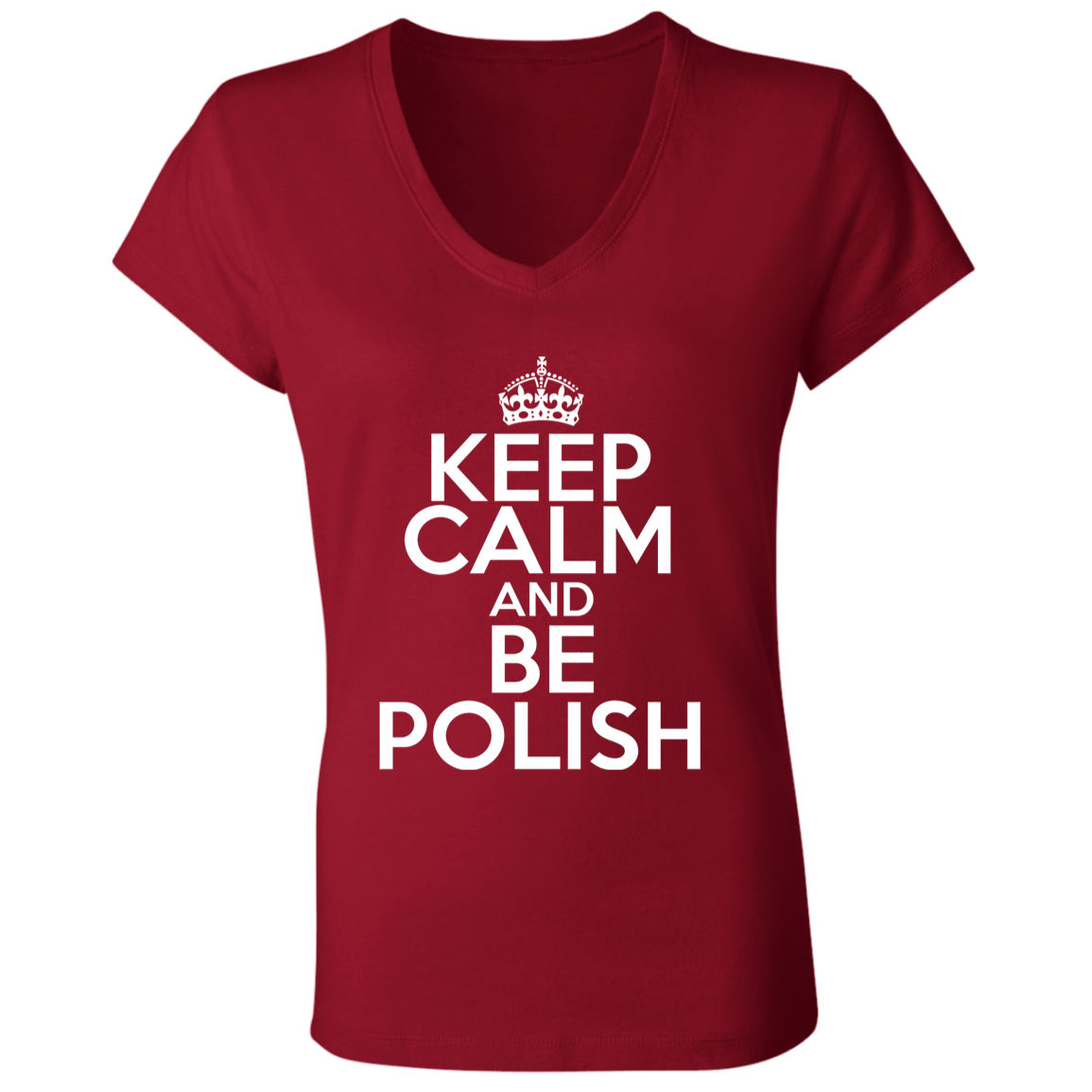 Keep Calm And Be Polish Apparel CustomCat   