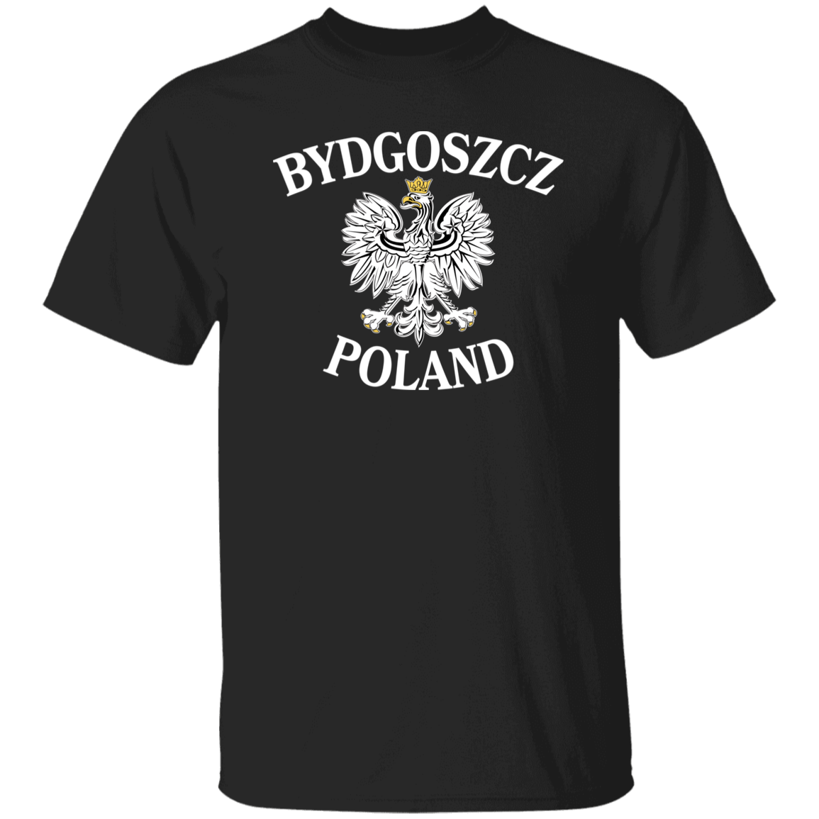 Bydgoszcz Poland T-Shirt T-Shirts CustomCat Black S 