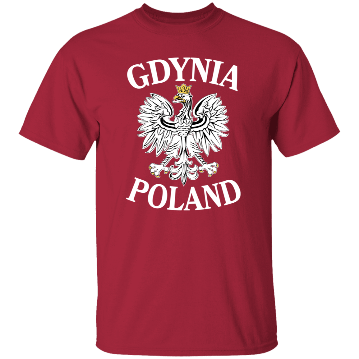 Gdynia Poland T-Shirt T-Shirts CustomCat Cardinal S 