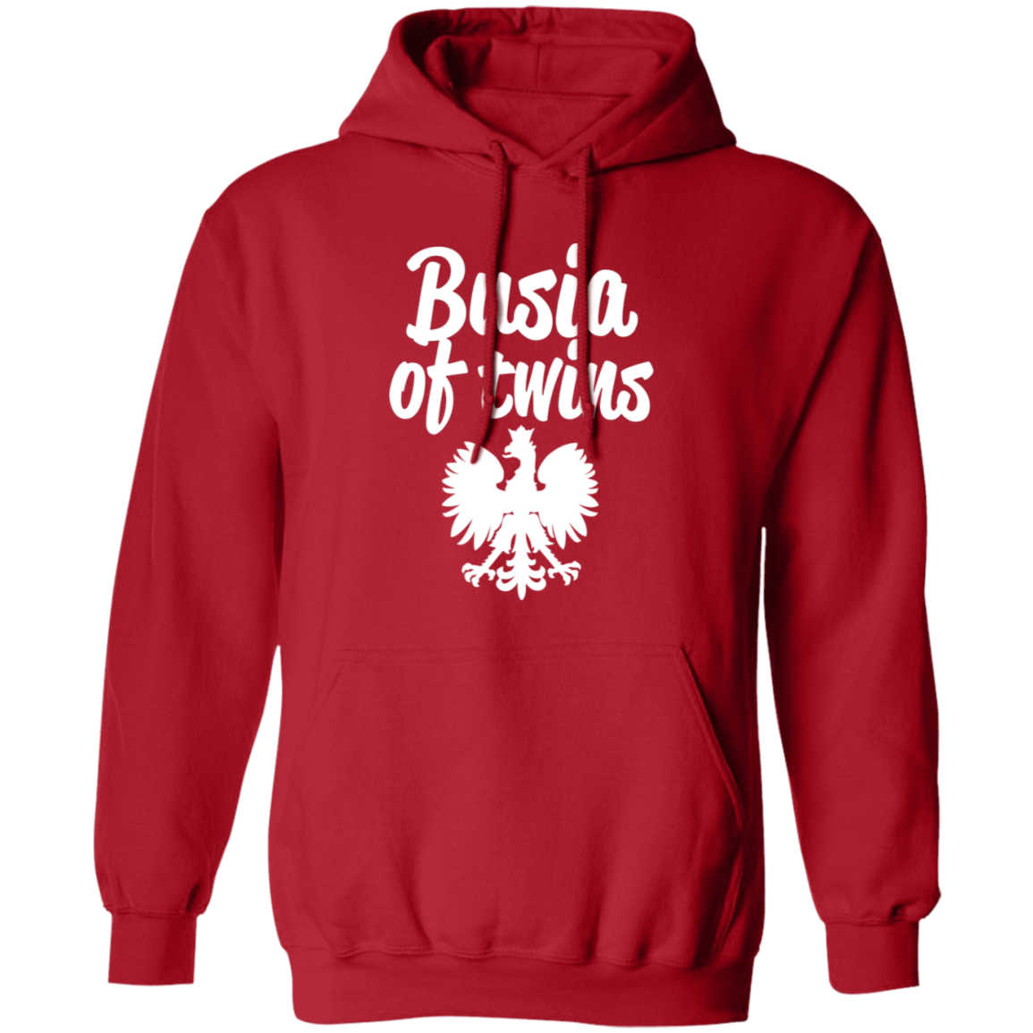 Busia of Twins Apparel CustomCat G185 Pullover Hoodie Red S