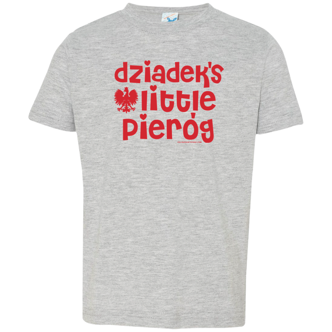 Dziadek's Little Pierogi Infant & Toddler T-Shirt Apparel CustomCat Toddler T-Shirt Heather Grey 2T