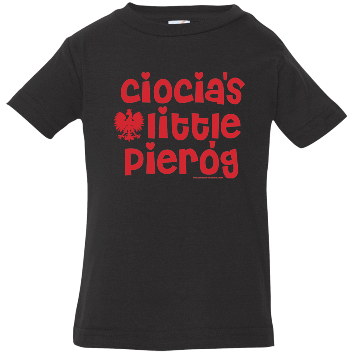 Ciocia&#39;s Little Pierogi Infant &amp; Toddler T-Shirt Apparel CustomCat Infant  T-Shirt Black 6 Months