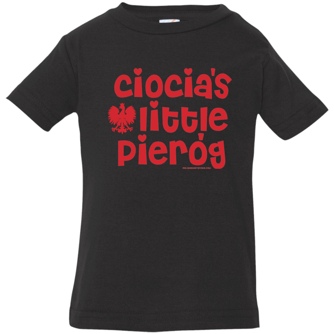 Ciocia's Little Pierogi Infant & Toddler T-Shirt Apparel CustomCat Infant  T-Shirt Black 6 Months