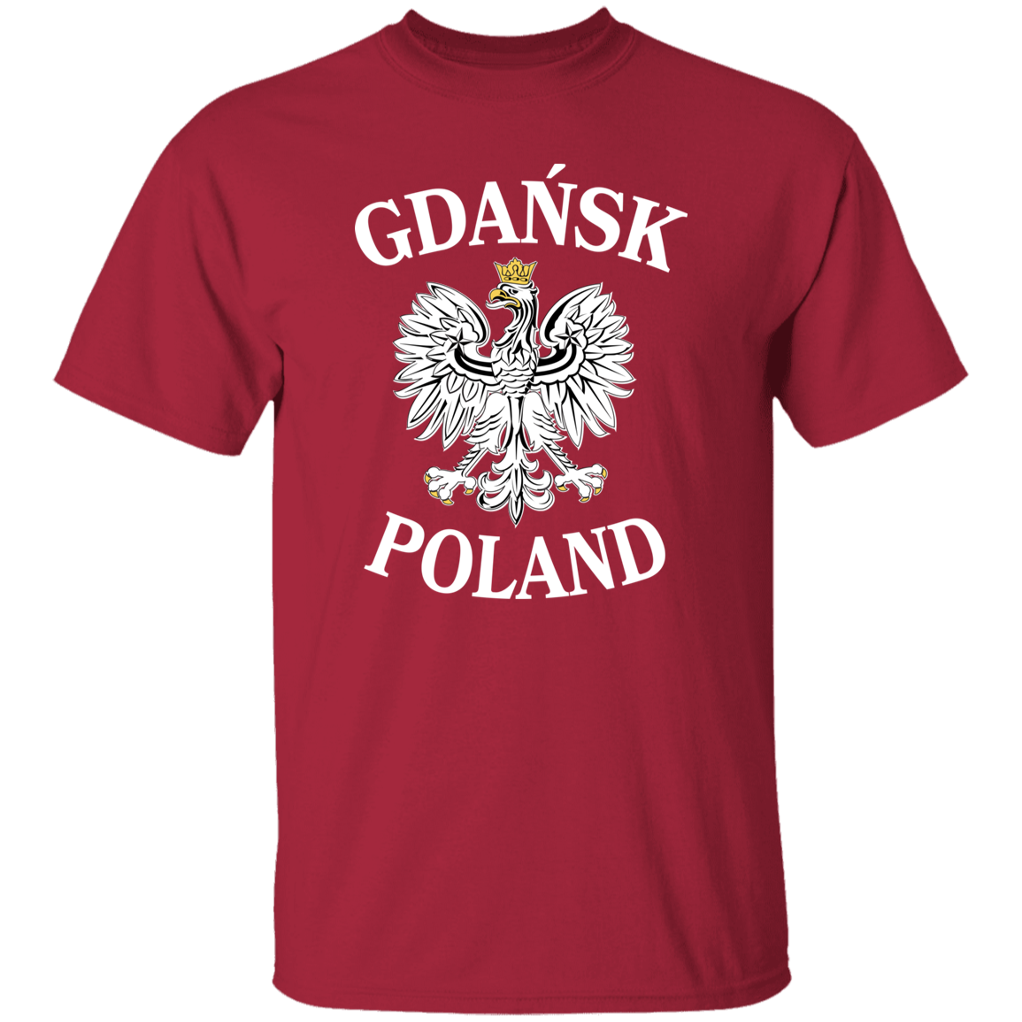 Gdansk Poland T-Shirt T-Shirts CustomCat Cardinal S 
