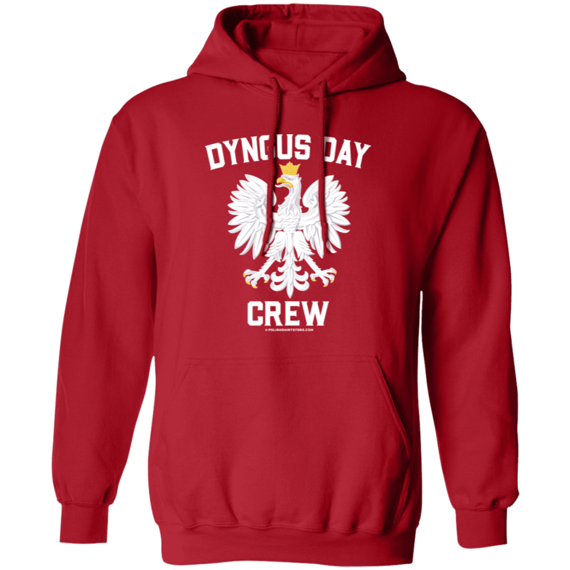 Dyngus Day Crew Apparel CustomCat G185 Pullover Hoodie Red S