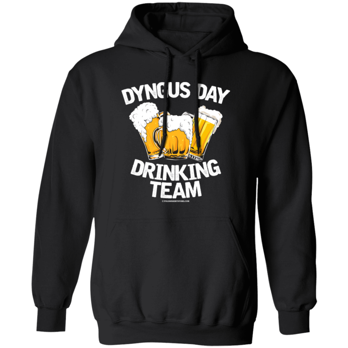 Dyngus Day Drinking Team Apparel CustomCat G185 Pullover Hoodie Black S