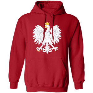 Polish Eagle Hoodie - Red / S - Polish Shirt Store
