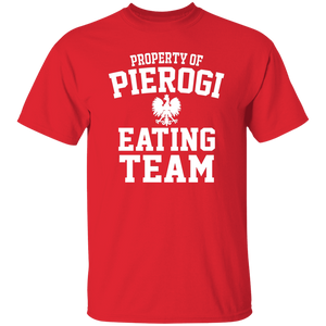 Property of Pierogi Eating Team - Red / S - Polish Shirt Store