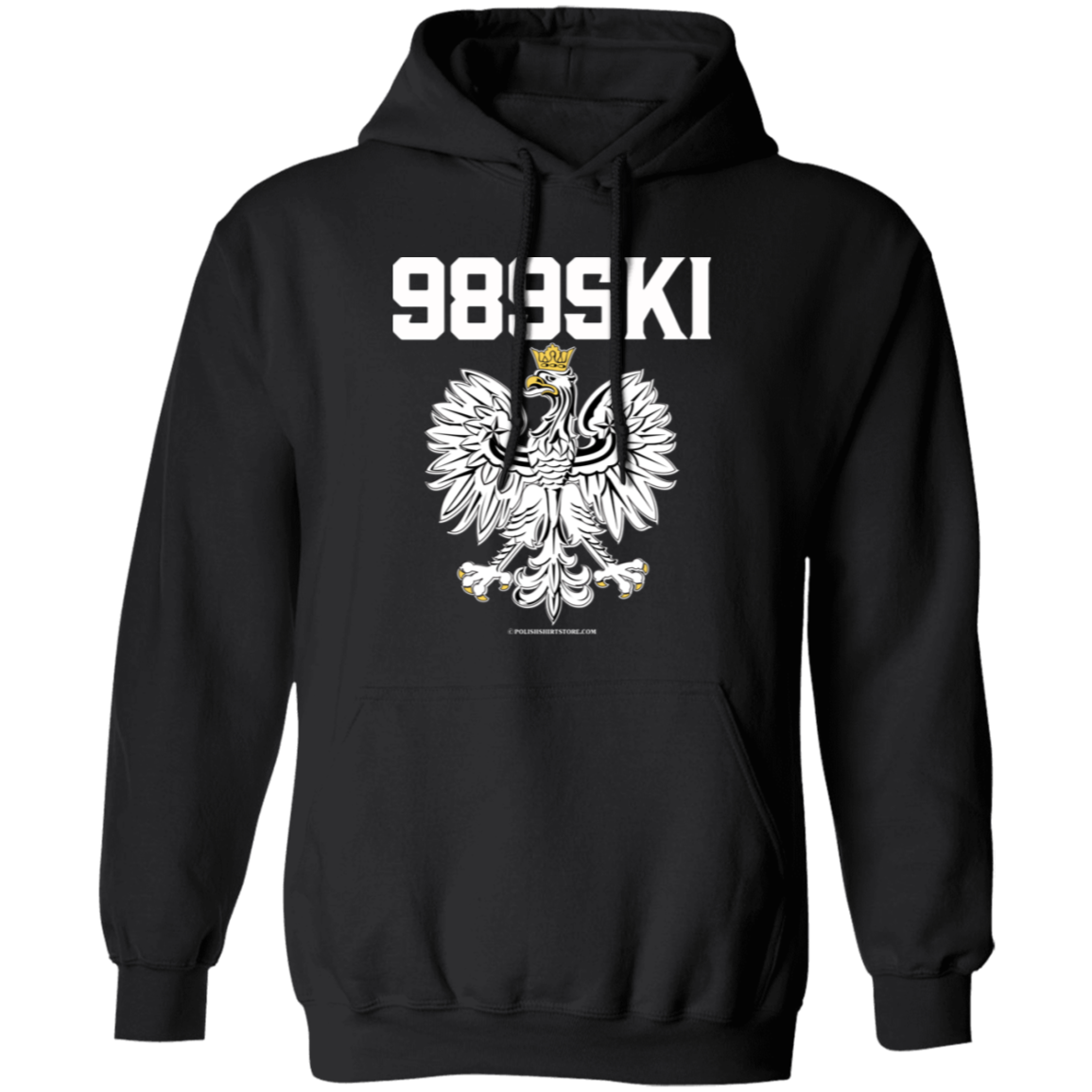 989SKI Apparel CustomCat G185 Pullover Hoodie Black S