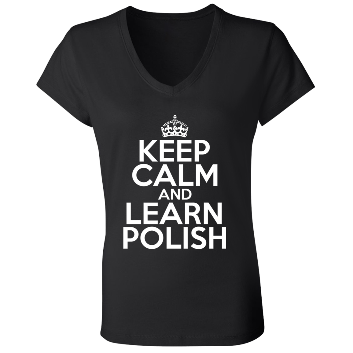 Keep Calm And Learn Polish Apparel CustomCat   