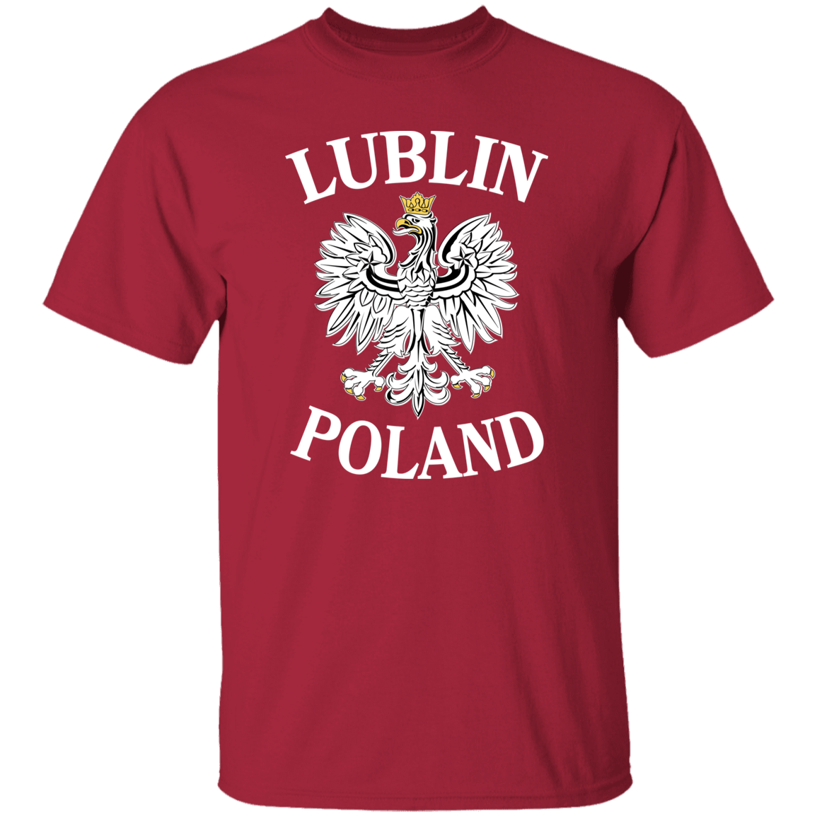 Lublin Poland T-Shirt T-Shirts CustomCat Cardinal S 