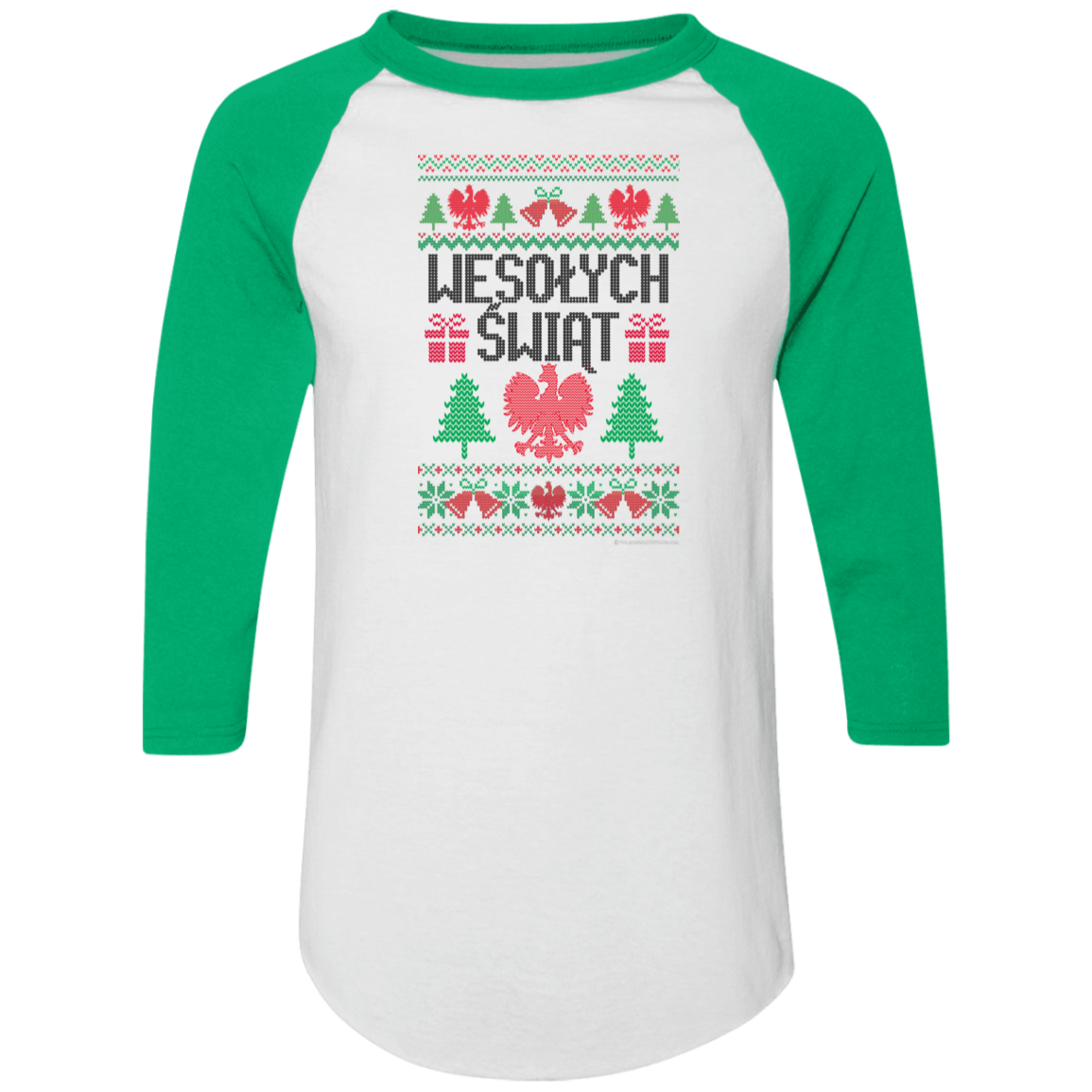 Wesolych Swiat Christmas Raglan