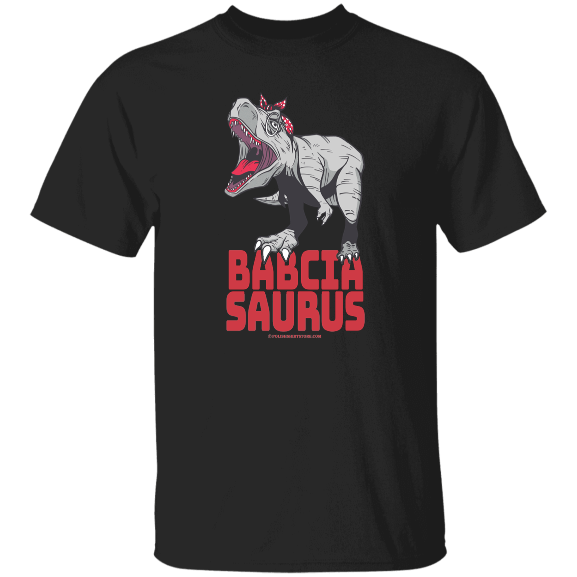 Babciasaurus Apparel CustomCat G500 5.3 oz. T-Shirt Black S