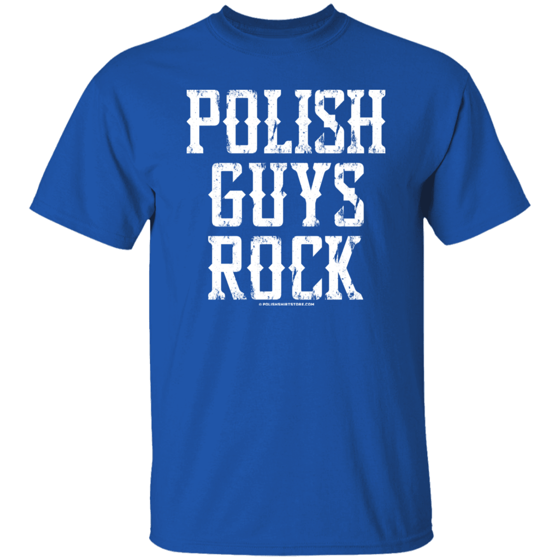 Polish Guys Rock T-Shirt T-Shirts CustomCat Royal S 