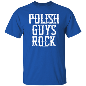 Polish Guys Rock T-Shirt - Royal / S - Polish Shirt Store