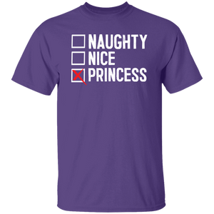 Naughty Nice Princess - Purple / S - Polish Shirt Store