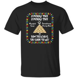 Pierogi Tree Shirt - How Delicious You Look To Me - Black / S - Polish Shirt Store