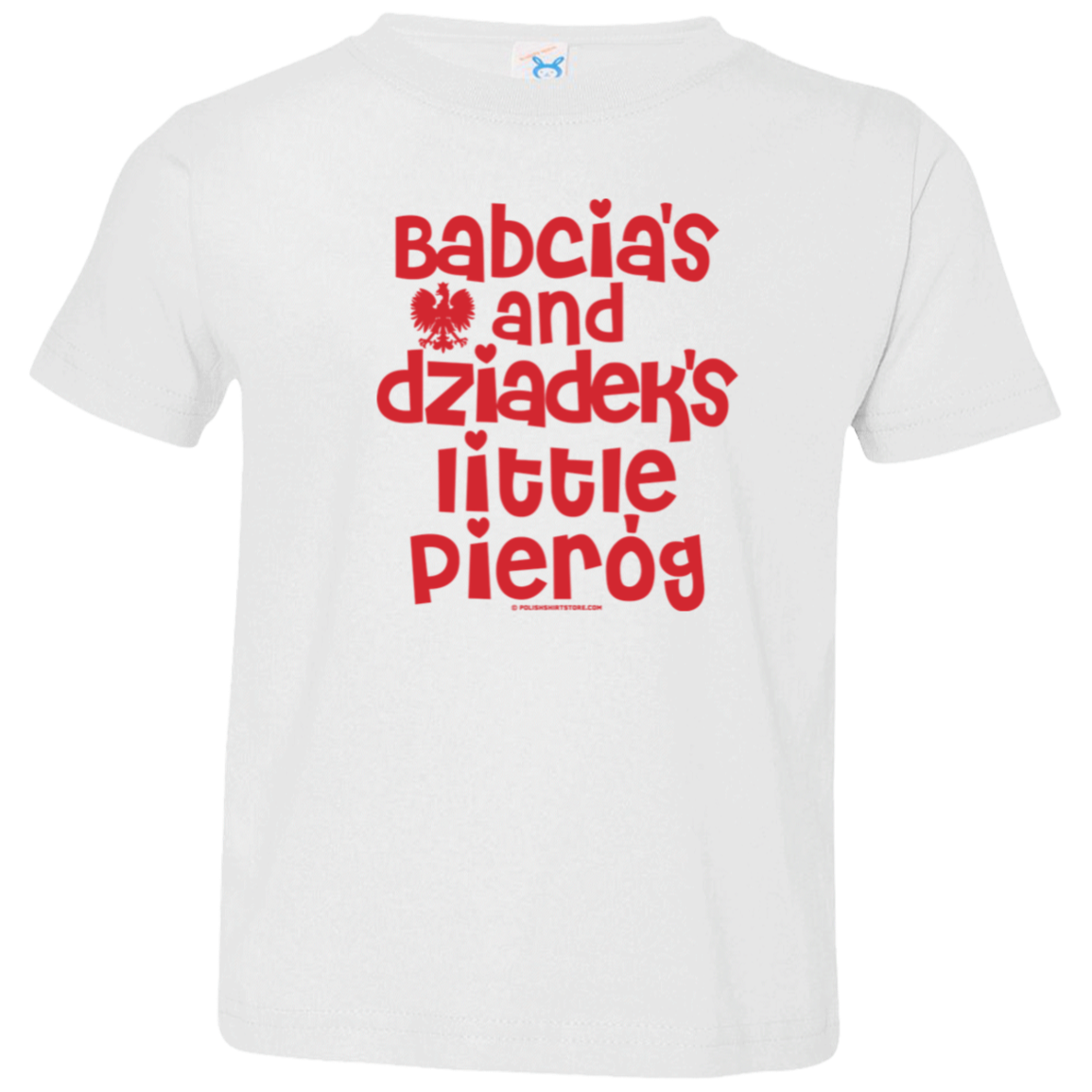 Babcia &amp; Dziadek&#39;s Little Pierog Infant &amp; Toddler T-Shirt Apparel CustomCat Toddler T-Shirt White 2T