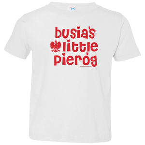 Busia's Little Pierogi Infant & Toddler T-Shirt - Toddler T-Shirt / White / 2T - Polish Shirt Store