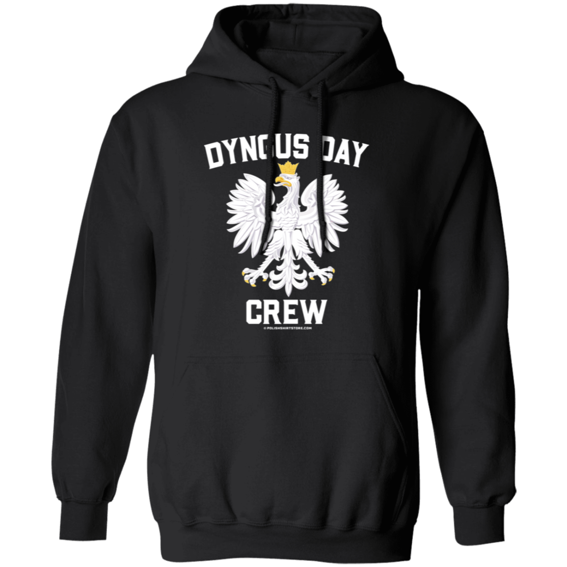 Dyngus Day Crew Apparel CustomCat G185 Pullover Hoodie Black S