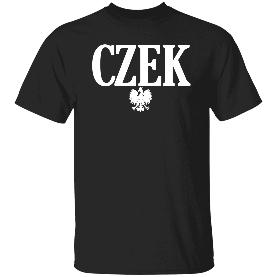 CZEK Polish Surname Ending Apparel CustomCat G500 5.3 oz. T-Shirt Black S