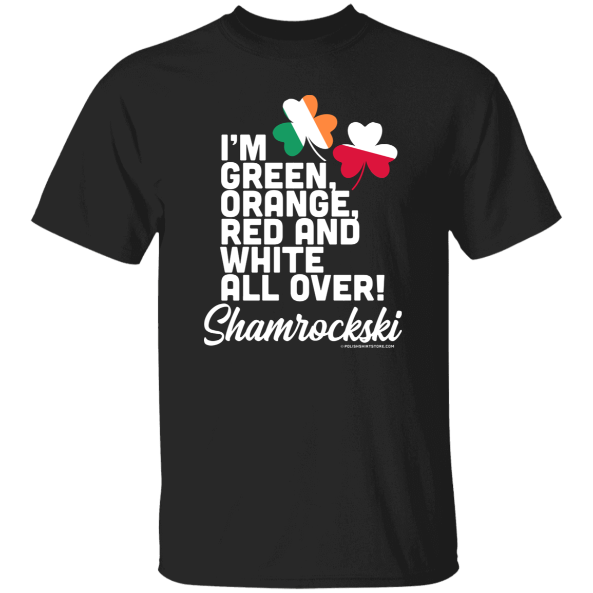 Shamrockski Apparel CustomCat G500 5.3 oz. T-Shirt Black S