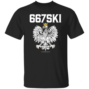 667SKI - G500 5.3 oz. T-Shirt / Black / S - Polish Shirt Store