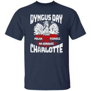 Dyngus Day Charlotte - G500 5.3 oz. T-Shirt / Navy / S - Polish Shirt Store