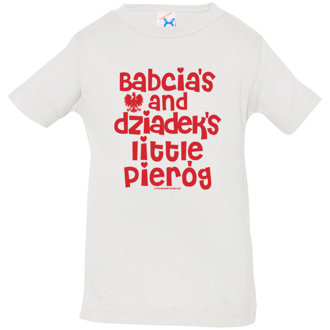 Babcia & Dziadek's Little Pierog Infant & Toddler T-Shirt Apparel CustomCat Infant  T-Shirt White 6 Months