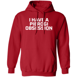 I Have A Pierogi Obsession - G185 Pullover Hoodie / Red / S - Polish Shirt Store