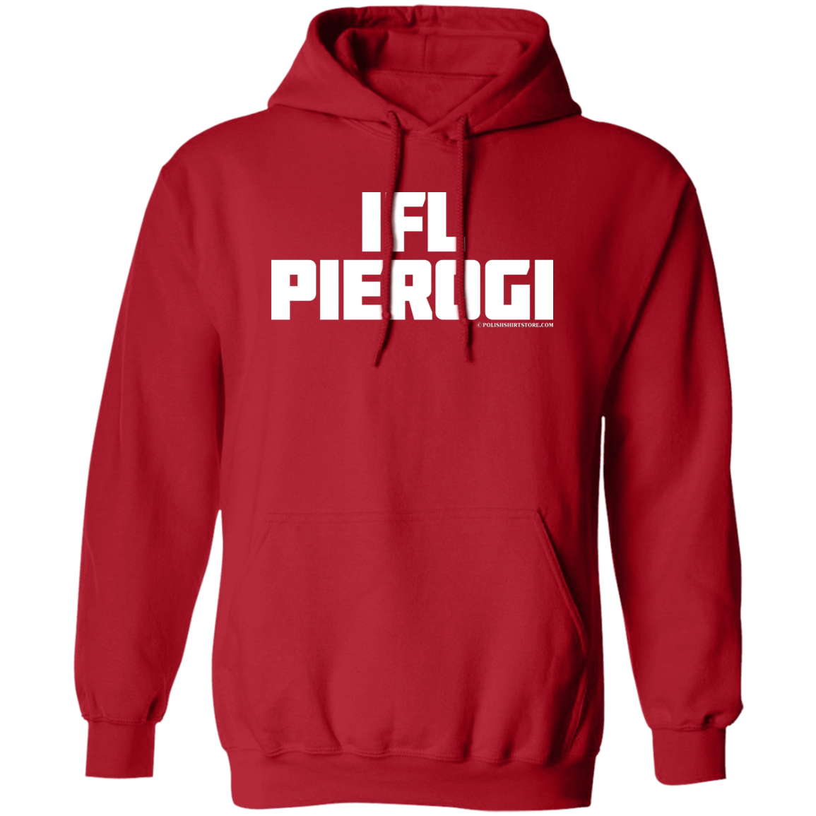 IFL Pierogi Apparel CustomCat G185 Pullover Hoodie Red S