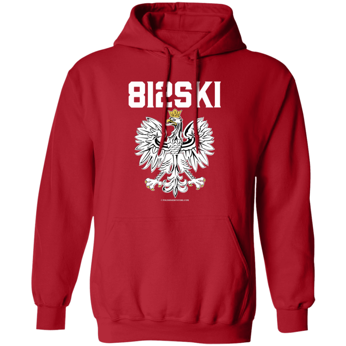 812SKI Apparel CustomCat G185 Pullover Hoodie Red S