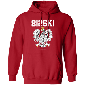 812SKI - G185 Pullover Hoodie / Red / S - Polish Shirt Store