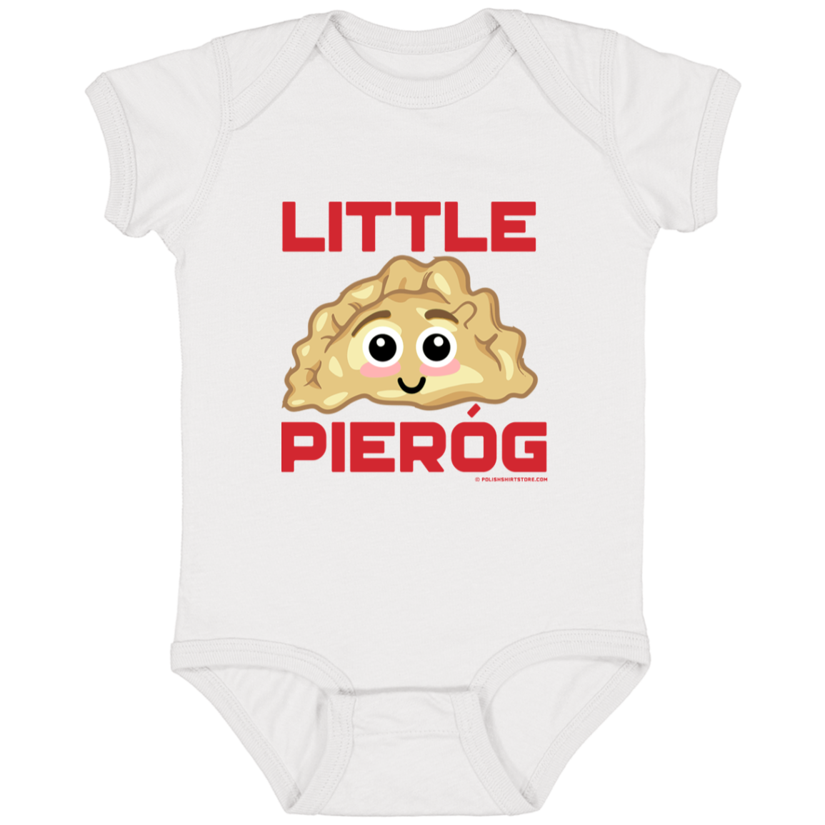 Little Pierog Infant Bodysuit Baby CustomCat White Newborn 