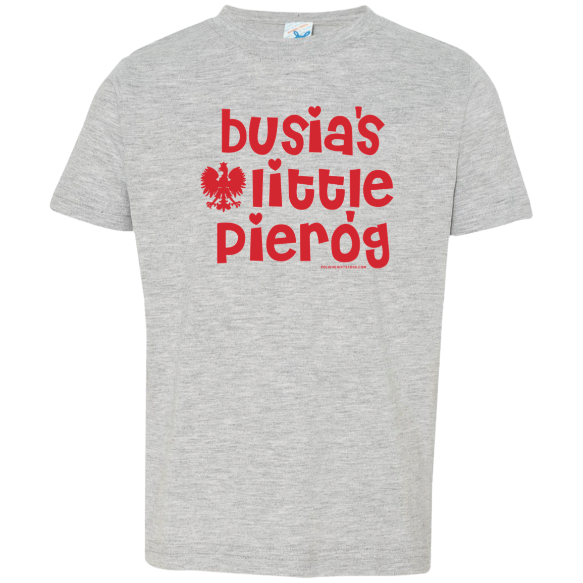 Busia&#39;s Little Pierogi Infant &amp; Toddler T-Shirt Apparel CustomCat Toddler T-Shirt Heather Grey 2T