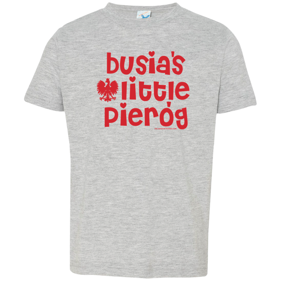Busia's Little Pierogi Infant & Toddler T-Shirt Apparel CustomCat Toddler T-Shirt Heather Grey 2T