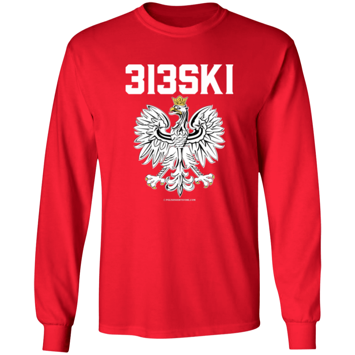313SKI Apparel CustomCat G240 LS Ultra Cotton T-Shirt Red S