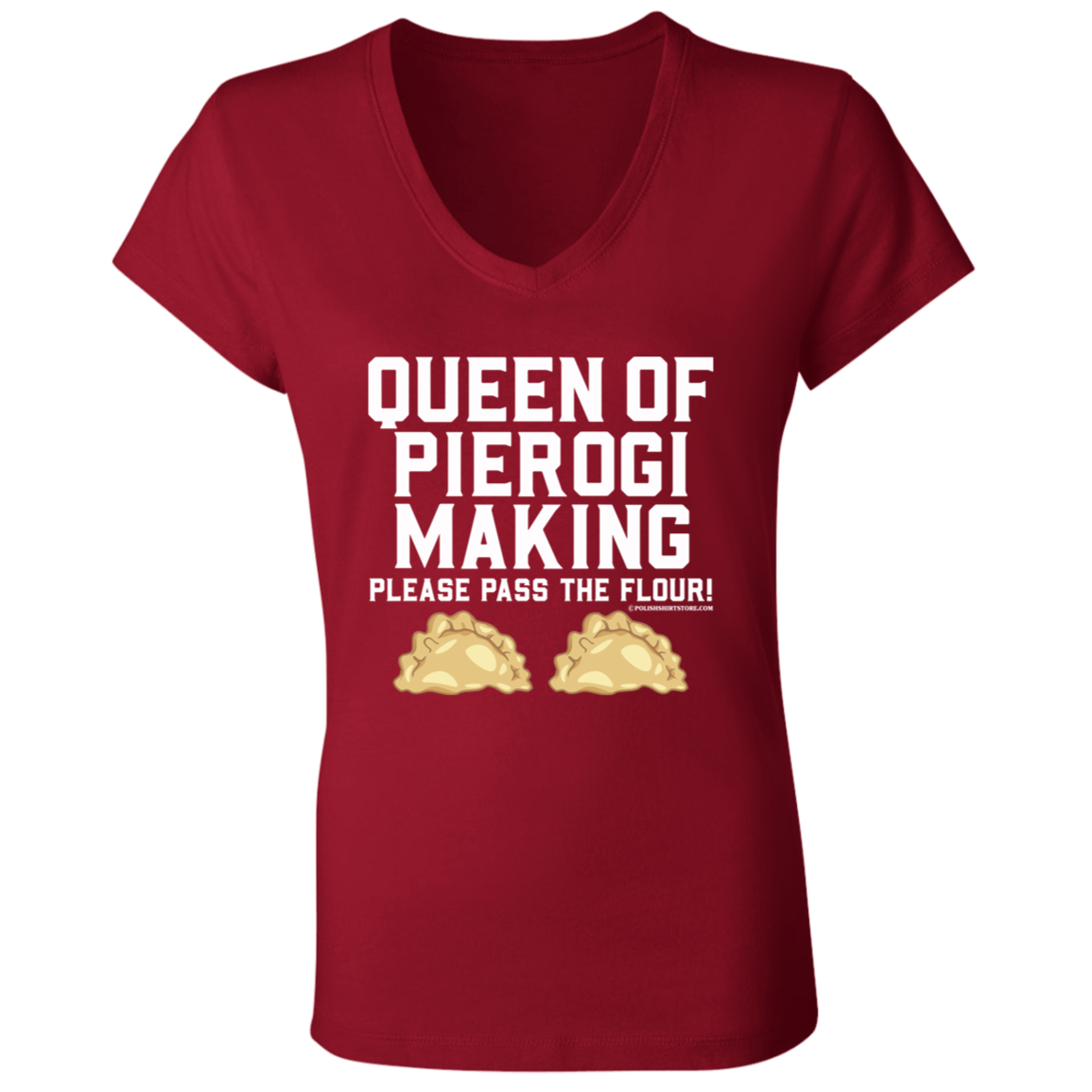 Queen Of Pierogi Making - Please Pass The Flour Apparel CustomCat   