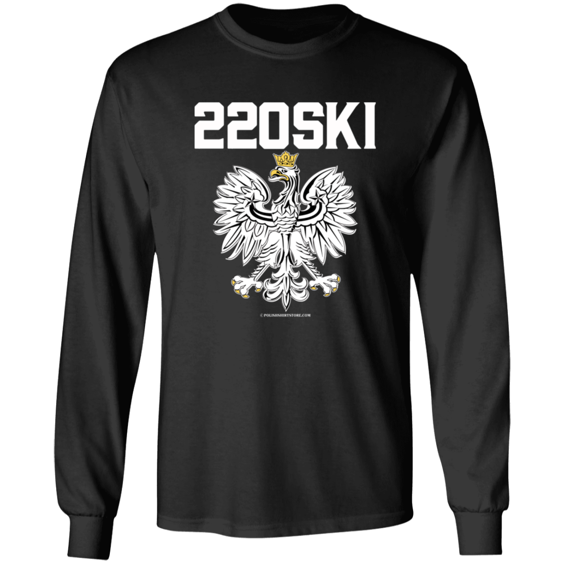 220SKI Apparel CustomCat G240 LS Ultra Cotton T-Shirt Black S