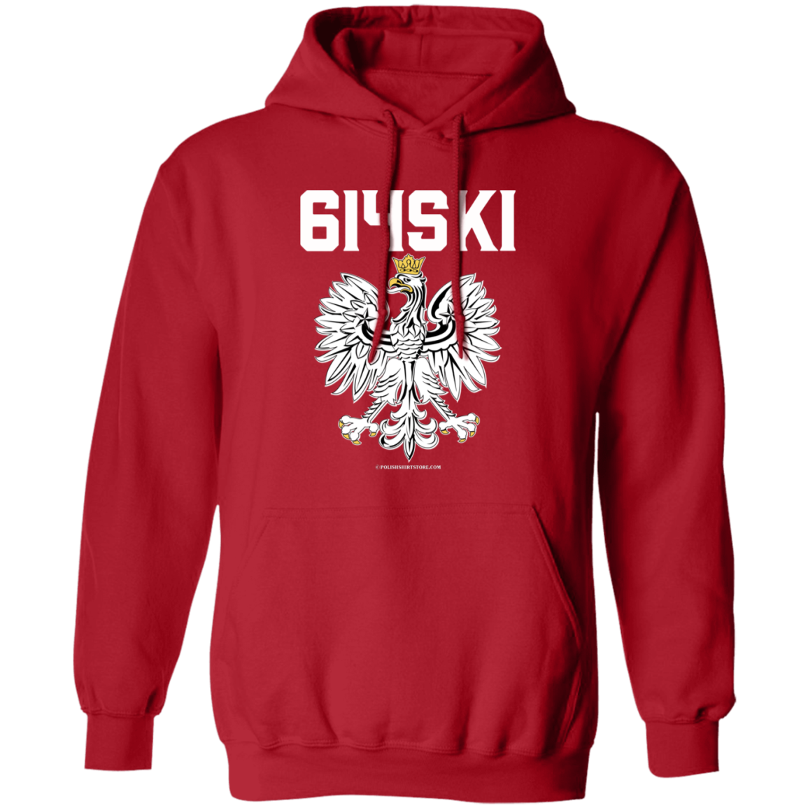 614SKI Apparel CustomCat G185 Pullover Hoodie Red S