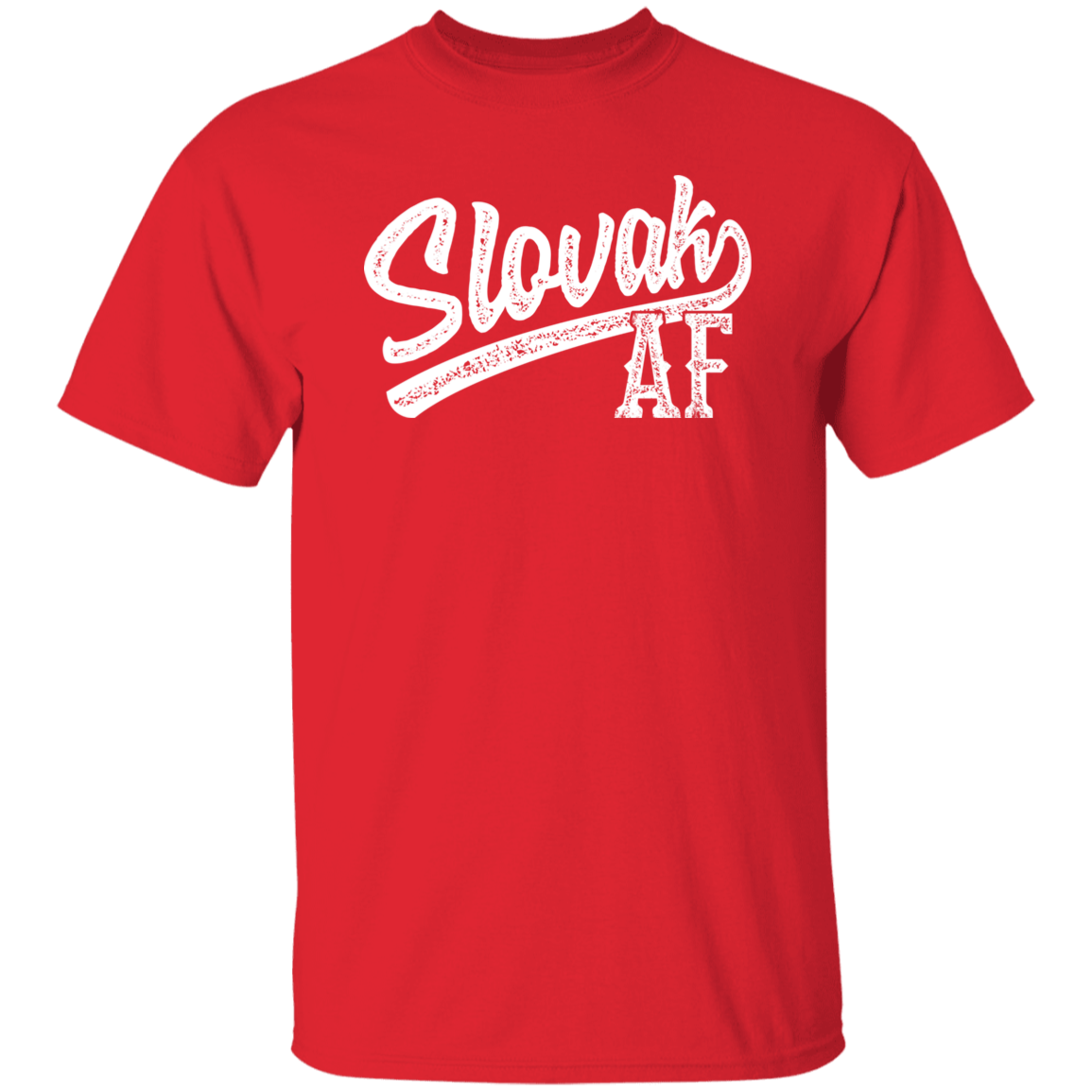 Slovak AF T-Shirts CustomCat Red S 