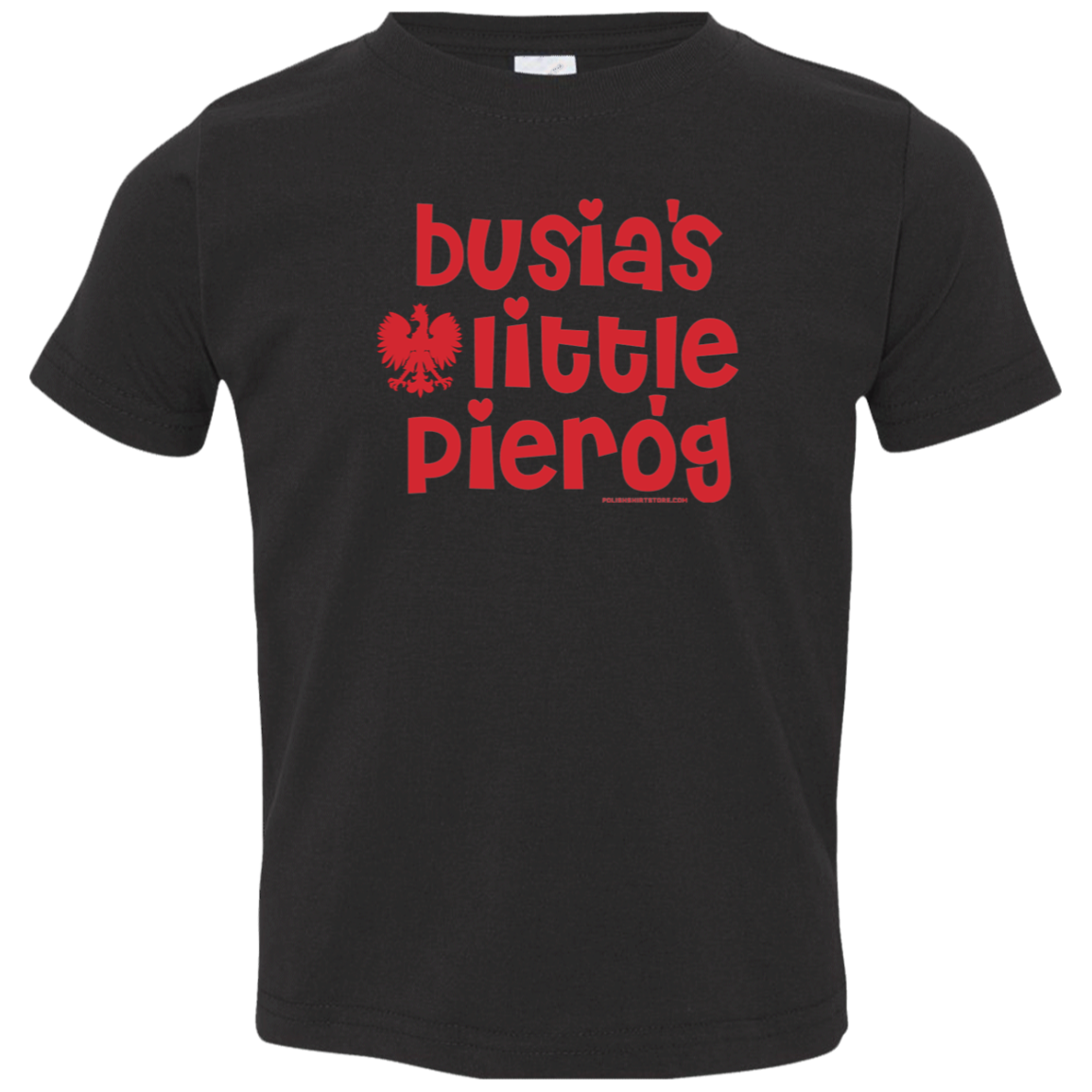 Busia's Little Pierogi Infant & Toddler T-Shirt Apparel CustomCat Toddler T-Shirt Black 2T