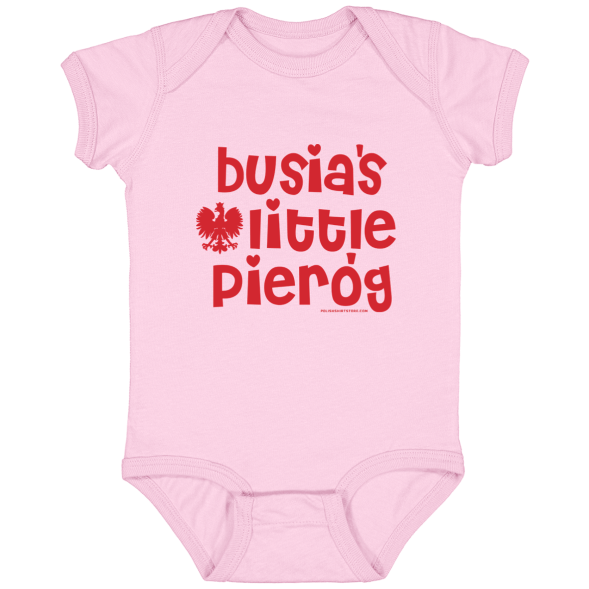 Busia's Little Pierogi Infant Bodysuit Baby CustomCat Pink Newborn 