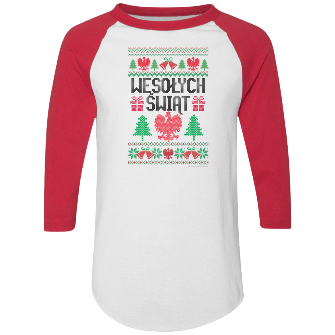 Wesolych Swiat Christmas Raglan